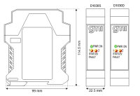 GM International D1030S SIL 2 Switch/Proximity Detector Repeater Relay Output DIN-Rail
