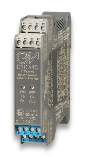 GM International D1034D SIL 3 Switch/Proximity Detector Interface DIN-Rail