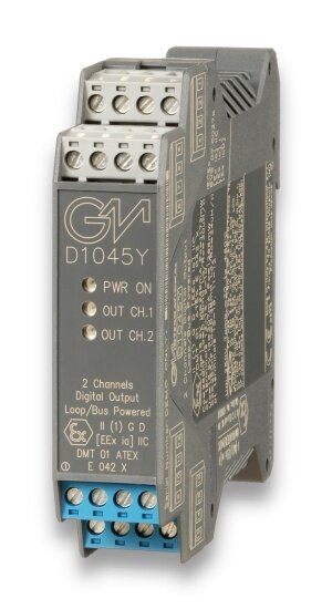 GM International D1045Y Digital Output Loop / Bus Powered DIN-Rail