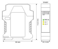 GM International D1045Y Digital Output Loop / Bus Powered...
