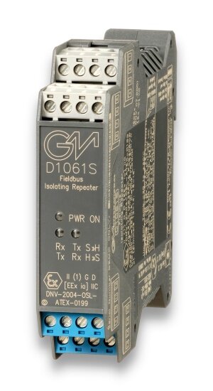 GM International D1061S RS422 / RS485 Isolating Repeater DIN-Rail Model D1061S
