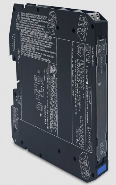 GM International D5016SK I.S. SIL3 2-Wire Active HART&reg; Tx Current Repeater