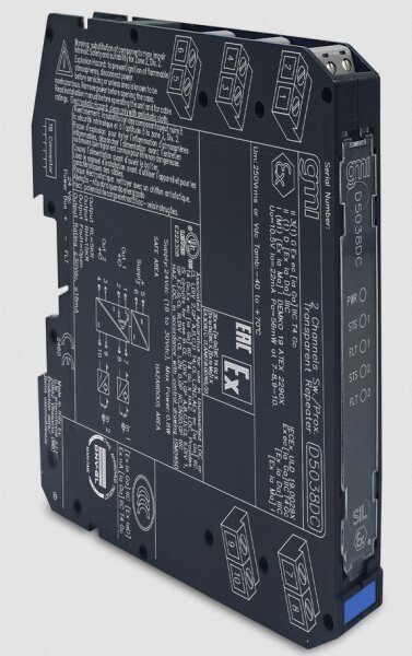 GM International D5038DC I.S. SIL3 Line-Fault Transp. Switch/Prox. Repeater