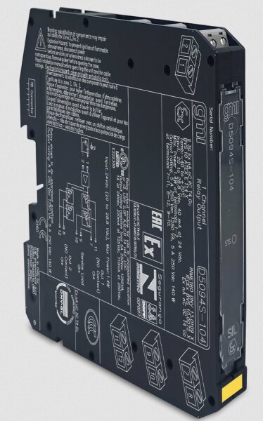 GM International D5094S-104 SIL3 Relay Low-Volt Module for 5 A NE/ND Loads