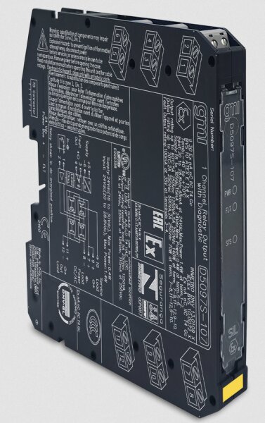 GM International D5097S-107 SIL3 Relay Low-V Module for 5 A NE/ND Loads with LFD