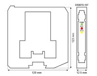 GM International D5097S-107 SIL3 Relay Low-V Module for 5...
