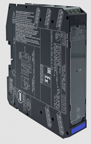 GM International D5263S I.S. SIL2 Load Cell/Strain Gauge Bridge Repeater