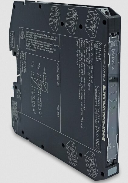 GM International D6038DA SIL3 Line-Fault Transp. Switch/Prox. Repeater