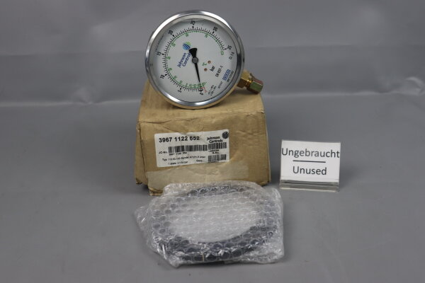 Johnson Control 3967 1122 652 Hydraulic pressure gauge Max. 35 bar Unused OVP