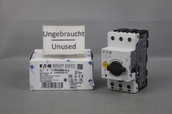 Eaton PKZM0-6,3 072738 Motorschutzschalter XTPR6P3BC1NL 4,0-6,3A Unused OVP