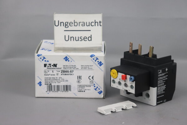 EATON ZB65-57 278459 Motorschutzrelais XTOB057DC1 40-57A Unused OVP