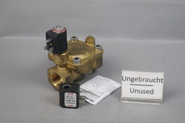 M&amp;M International B206DBY Direktgesteuertes Pneumatik-Ventil 24V 50/60Hz Unused