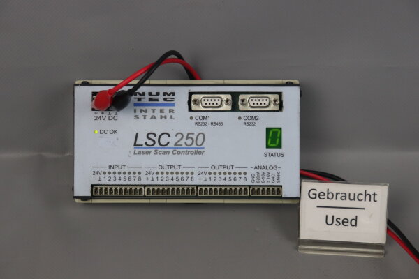 Numtec Interstahl LSC 250 Laser Scan Controller 017631 LS 012110BP20-41 Used