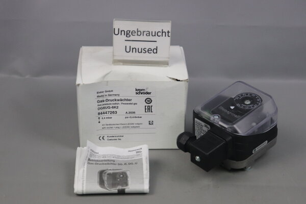 Honeywell Kromschr&ouml;der DG6UG-6K2 Gas-Druckw&auml;chter 84447263 0,4-6mbar Unused OVP