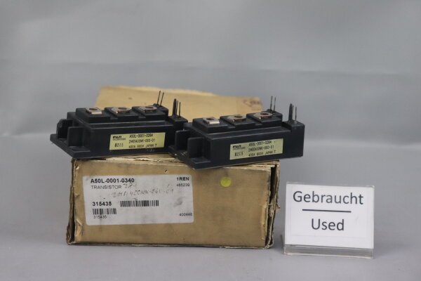FANUC FUJI Electric A50L-0001-0284 Transistor 2MBI400NK-060-01 2xStk Used Damaged