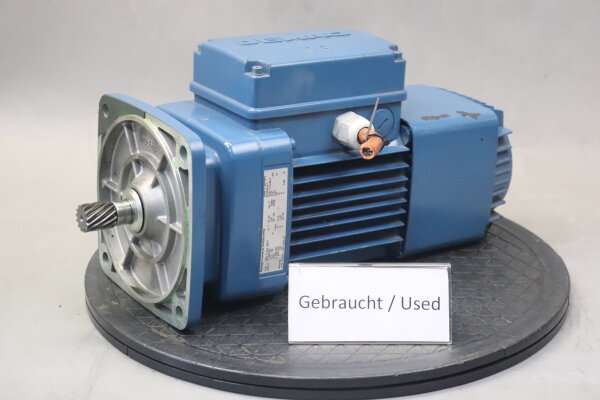 DEMAG ZBA 71 B 4 B007 Elektromotor ZBA71B4B007 1375rpm  0,37KW mit Bremse Used