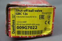 Danfoss 009G7022 Shut-off ball valve GBC12s 45bar Unused OVP