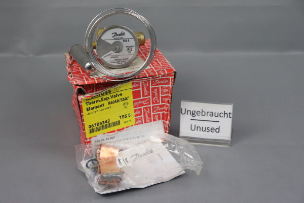 Danfoss 067B3342 Expansionsventil TES 5 R404A/R507 28bar 400psig Unused OVP