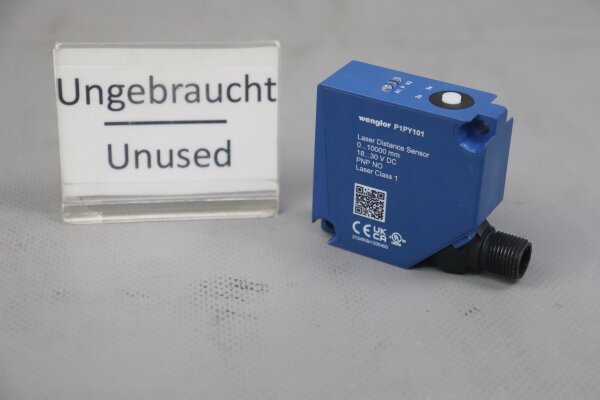 Wenglor P1PY101 Laserdistanzsensor 0 ... 10.000 mm 18-30VDC Unused