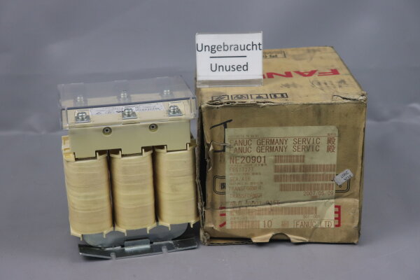 Fanuc A81L-0001-0155 Reaktor 3-phasig 46A 264V Unused OVP