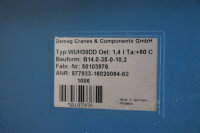 Demag ZBA 90 B 4 B020 Getriebemotor WUH30DD B14.0-35-0-10,2 1,5KW 1430rpm Used
