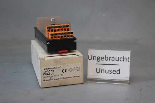 IFM AC2703 AS-Interface Schaltschrankmodul 4DI 4DO T ST E:11 Unused OVP