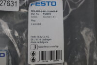 Festo FBS-SUB-9-BU-2X5POL-B 532219 Stecker + 691744 Kabelverschraubung Sealed