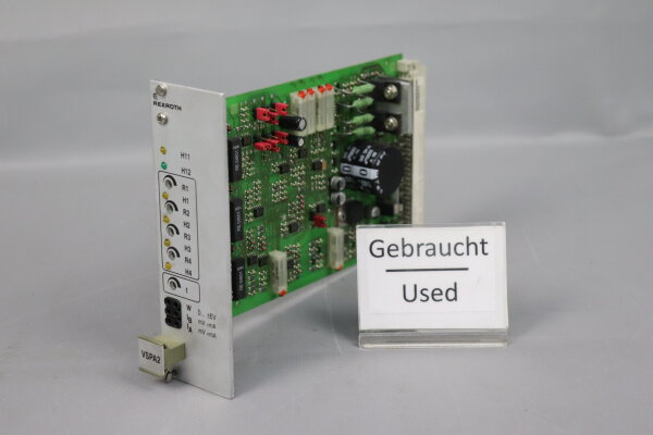 Rexroth VT-VSPA2-1-11a/T1 amplifier card 00021909 Used