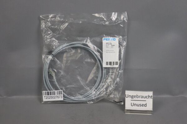 Festo 193683 Steckdosenleitung KMYZ-7-24-2,5-LED-PUR Unused OVP