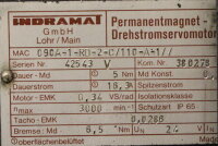 Indramat MAC090A-1-RD-2-C/110-A-1 Drehstrom-Servomotor used
