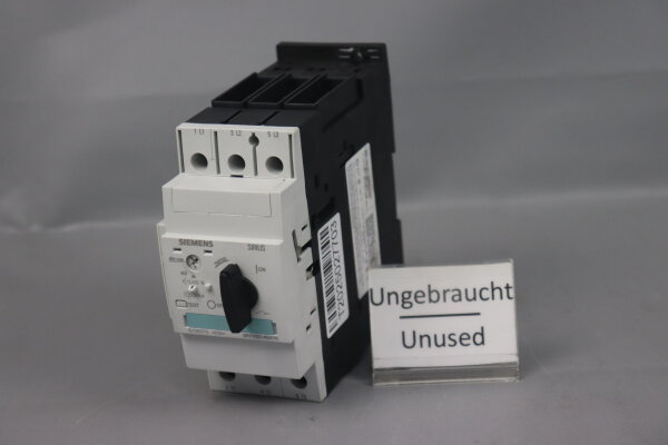Siemens 3RV1031-4GA10 Motorschutz Leistungsschalter E:05 + 3RV1901-1B Unused