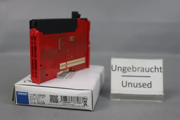 Omron NX-SOD400 Safety Output Unit 24VDC 0,5A Vers. 1.0 Unused OVP