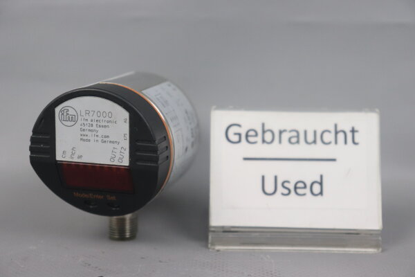 IFM LR7000 F&uuml;llstandsensor 18...30VDC 16bar Used