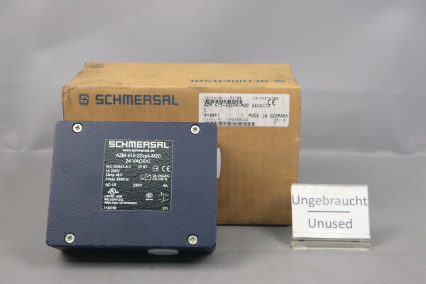 Schmersal AZM 415-22ZPK-M20 Magnet-Sicherheitsschalter 1042433000 Unused OVP