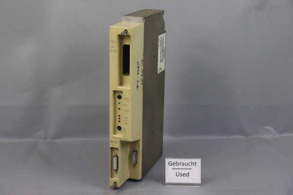 Siemens 6ES5 943-7UB21 SIMATIC S5-115U CPU 943B ZENTRALBAUGRUPPE E-Stand:03 Used