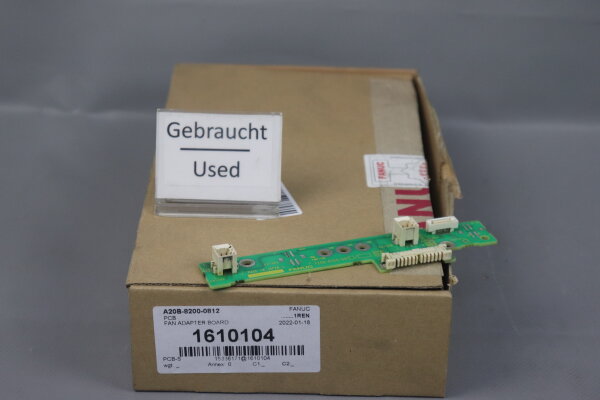 FANUC A20B-8200-0812 PCB Fan Adapter Board Used
