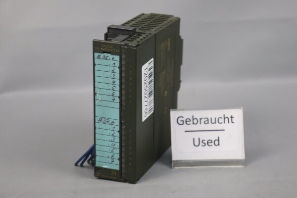 Siemens 6ES7 322-1BH01-0AA0 Output Module 6ES7322-1BH01-0AA0 E:05 Used