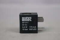 Airtec SP 011 Magnetspule 24V 4,2W 175mA 10bar 100%ED Used