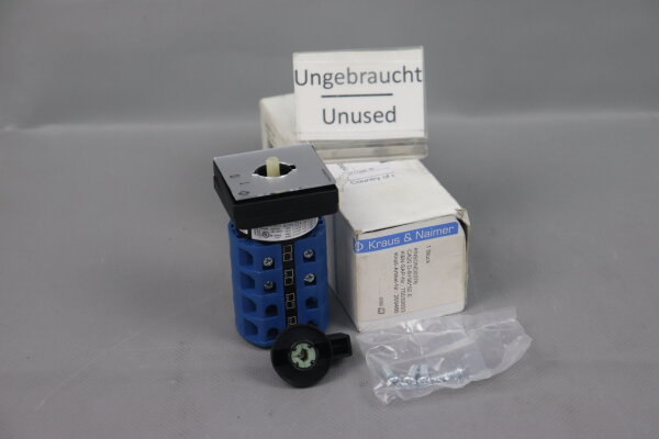 Kraus &amp; Naimer CA20.D-8Y96*02.E Steuerschalter AT21F465 Unused OVP