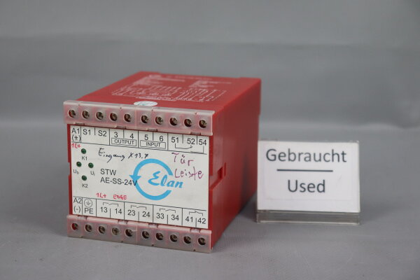 Elan STW AE-SS-24V Sicherheitsrelais STWAESS24V 6A Used