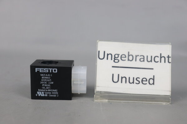 Festo VACF-A-A1-1 Magnetspule 8030822 24V 2,6W Unused