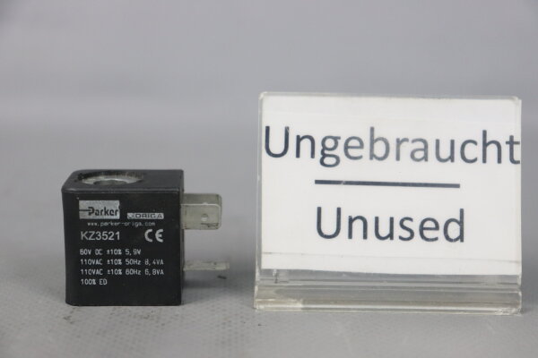 Parker KZ3521 Magnetspule 60V 9W Unused