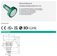 Pepperl+Fuchs UC6000-30GM-IUEP-IO-V15 Ultraschallsensor 191241 Unused OVP
