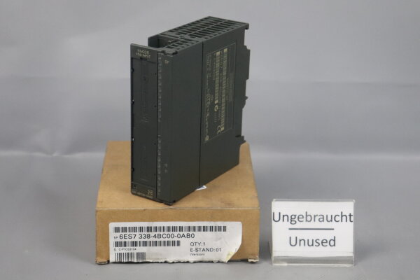 Siemens 6ES7 338-4BC00-0AB0 POS-INPUT SM338 E:01 6ES7338-4BC00-0AB0 Unused OVP
