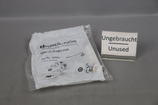Pepperl+Fuchs V1-G-ABG-PG9 Kabeldose konfektionierbar 208869 Unused OVP