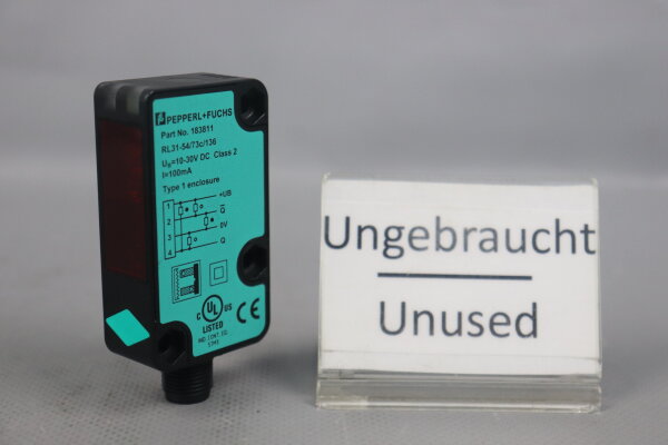 Pepperl+Fuchs RL31-54/73C/136 Reflexionslichtschranke 183811 10-30VDC Unused
