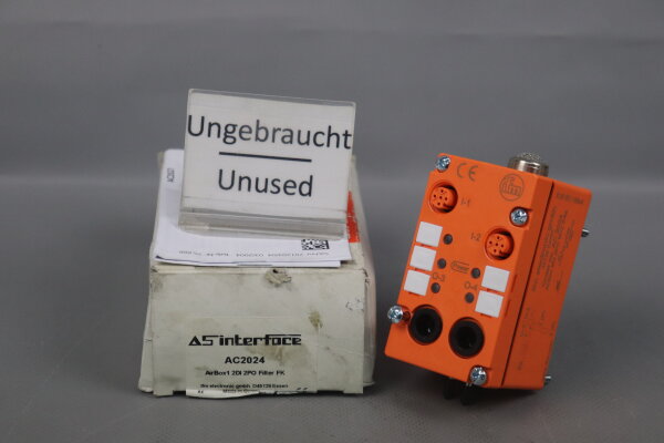 Ifm AC2024 AS-Interface Airbox AC 2024 2DI 2PO M12 Unused OVP