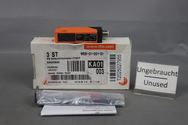 Ifm OT5017 Reflexlichtschranke mit Sensorhalterung OTP-FPKG/US Unused OVP