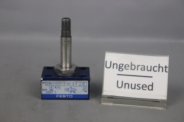Festo 2199 MCH-3-1/8 Magnetventil 7bar 101,5psi Unused