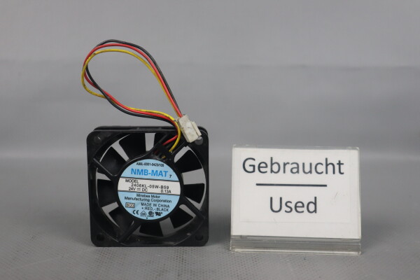 Minebea NMB-MAT 2406KL-05W-B59 L&uuml;fter 24VDC 0,13A Used